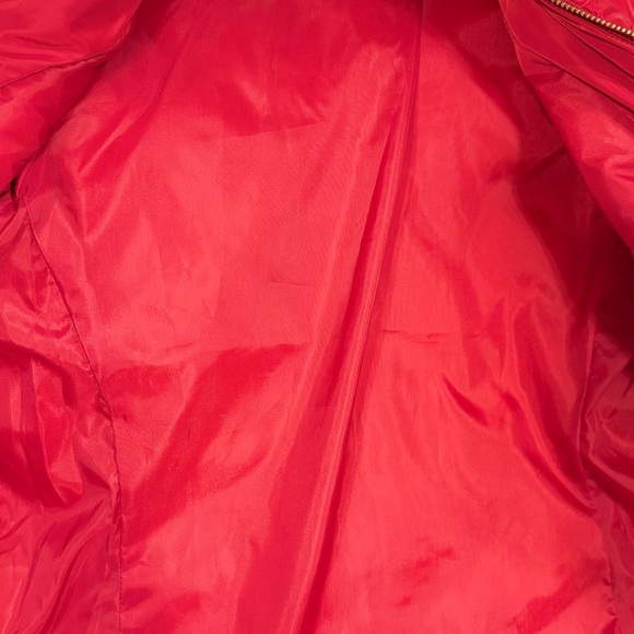 Michael Kors Red Puffer Vest - Picture 5 of 5